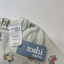 Load image into Gallery viewer, unisex Toshi, long sleeve rashie / swim top, UPF 50+, *light marks left sleeve*, NEW, size 1,  