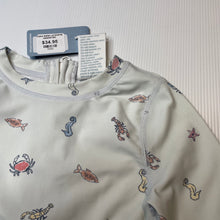 Load image into Gallery viewer, unisex Toshi, long sleeve rashie / swim top, UPF 50+, NEW, size 2,  
