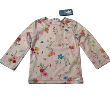 Load image into Gallery viewer, Girls Toshi, floral long sleeve rashie / swim top, NEW, size 0,  
