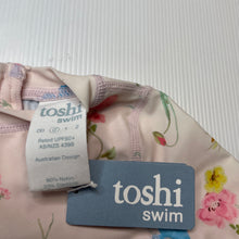 Load image into Gallery viewer, Girls Toshi, floral long sleeve rashie / swim top, NEW, size 0,  