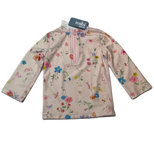 Load image into Gallery viewer, Girls Toshi, floral long sleeve rashie / swim top, NEW, size 0,  