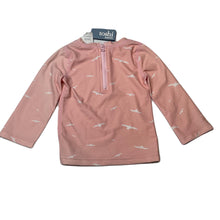 Load image into Gallery viewer, Girls Toshi, pink long sleeve rashie / swim top, seagulls, NEW, size 1,  