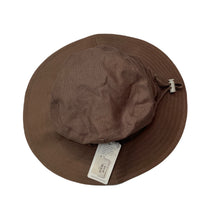 Load image into Gallery viewer, unisex Toshi, brown cotton sun hat, Sz: S, circum: 52cm, NEW, size 1-2,  