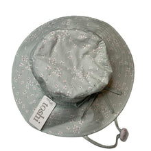 Load image into Gallery viewer, Girls Toshi, floral cotton sun hat, Sz: L, circum: 56cm, NEW, size 7-10,  