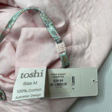 Load image into Gallery viewer, Girls Toshi, floral cotton sun hat, Sz: M, circum: 54cm, NEW, size 4-6,  