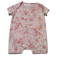 Load image into Gallery viewer, Girls Toshi, floral cotton romper, NEW, size 000,  