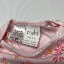 Load image into Gallery viewer, Girls Toshi, floral cotton romper, NEW, size 000,  