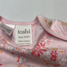 Load image into Gallery viewer, Girls Toshi, floral cotton romper, NEW, size 0000,  