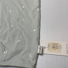 Load image into Gallery viewer, unisex Toshi, green cotton romper, leaves, NEW, size 00,  