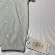 Load image into Gallery viewer, unisex Toshi, green cotton romper, leaves, NEW, size 0000,  
