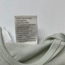 Load image into Gallery viewer, unisex Toshi, green cotton romper, leaves, NEW, size 0000,  