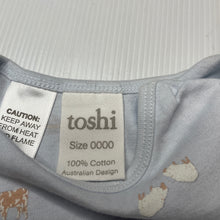 Load image into Gallery viewer, unisex Toshi, blue cotton romper, farmyard animals, NEW, size 0000,  