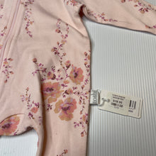 Load image into Gallery viewer, Girls Toshi, floral cotton zip coverall / romper, NEW, size 0000,  