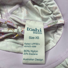 Load image into Gallery viewer, Girls Toshi, floral swim sun hat, UPF 50+, Sz: XS, circum: 43cm, NEW, size 000-00,  