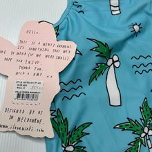Load image into Gallery viewer, Girls Minti, swim one-piece, palm trees, NEW, size 2,  