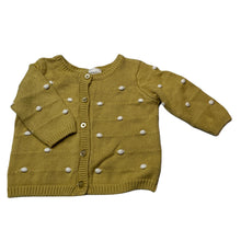 Load image into Gallery viewer, Girls Target, organic cotton knit cardigan, GUC, size 000,  