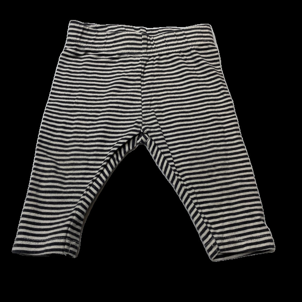 unisex Anko, striped stretchy leggings / bottoms, FUC, size 000,  