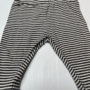 unisex Anko, striped stretchy leggings / bottoms, FUC, size 000,  