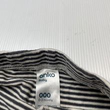 Load image into Gallery viewer, unisex Anko, striped stretchy leggings / bottoms, FUC, size 000,  