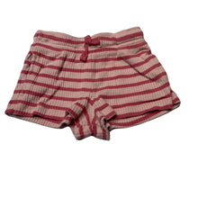 Load image into Gallery viewer, Girls Favourites, ribbed organic cotton shorts, elasticated, GUC, size 0,  