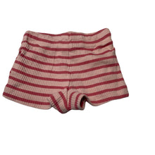 Load image into Gallery viewer, Girls Favourites, ribbed organic cotton shorts, elasticated, GUC, size 0,  