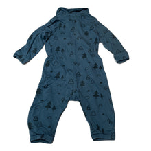 Load image into Gallery viewer, Boys Jack &amp; Milly, blue cotton zip romper, GUC, size 0,  