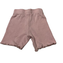 Load image into Gallery viewer, Girls Dymples, stretchy organic cotton blend shorts, EUC, size 000,  