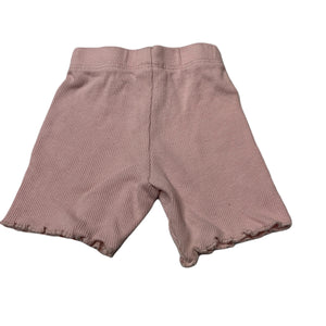 Girls Dymples, stretchy organic cotton blend shorts, EUC, size 000,  