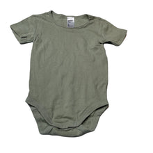 Load image into Gallery viewer, unisex Anko, green cotton bodysuit / romper, FUC, size 2,  