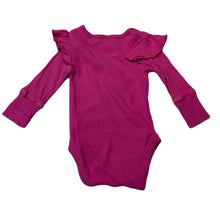 Load image into Gallery viewer, Girls Baby Berry, pink ribbed bodysuit / romper, FUC, size 000,  