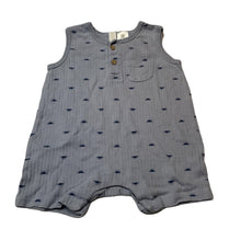 Load image into Gallery viewer, Boys Dymples, ribbed cotton summer romper, GUC, size 0,  