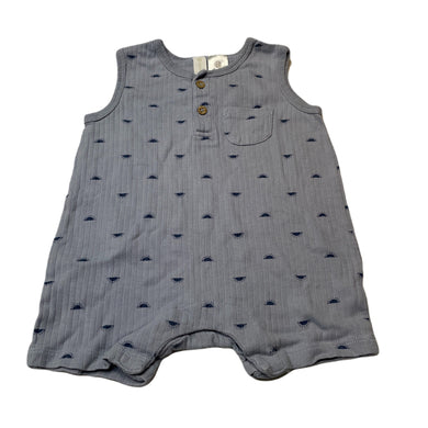Boys Dymples, ribbed cotton summer romper, GUC, size 0,  