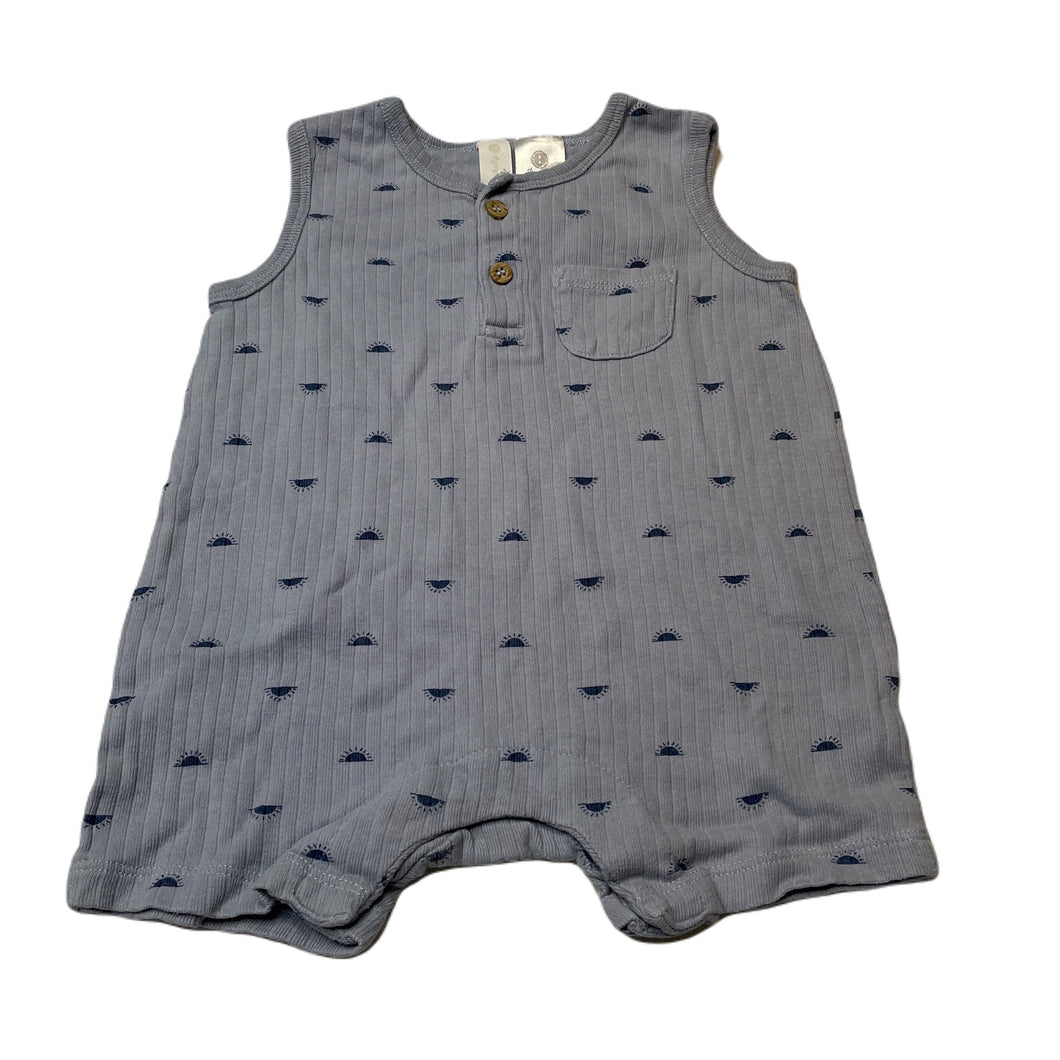Boys Dymples, ribbed cotton summer romper, GUC, size 0,  