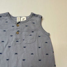 Load image into Gallery viewer, Boys Dymples, ribbed cotton summer romper, GUC, size 0,  