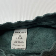 Load image into Gallery viewer, Girls Baby Berry, fleece lined lightweight sweater / jumper, FUC, size 00,  