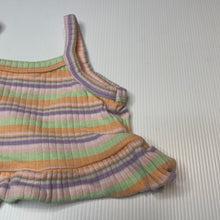 Load image into Gallery viewer, Girls Dymples, ribbed organic cotton blend summer top, EUC, size 00,  
