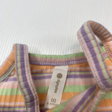 Load image into Gallery viewer, Girls Dymples, ribbed organic cotton blend summer top, EUC, size 00,  