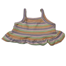 Load image into Gallery viewer, Girls Dymples, ribbed organic cotton blend summer top, EUC, size 00,  