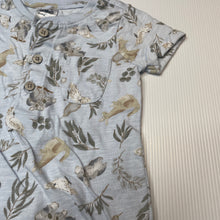 Load image into Gallery viewer, unisex Anko, cotton romper, Australian animals, EUC, size 00,  