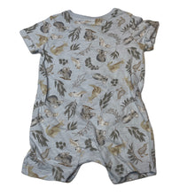 Load image into Gallery viewer, unisex Anko, cotton romper, Australian animals, EUC, size 00,  