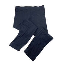 Load image into Gallery viewer, Girls H&amp;M, dark navy stretchy ribbed leggings, Inside leg: 43cm, EUC, size 6,  