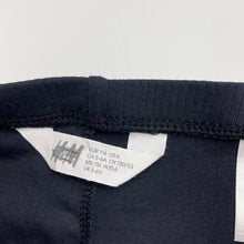 Load image into Gallery viewer, Girls H&amp;M, dark navy stretchy ribbed leggings, Inside leg: 43cm, EUC, size 6,  