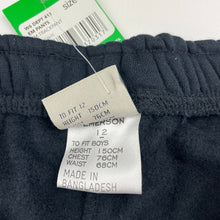 Load image into Gallery viewer, Boys Emerson, fleece lined track pants, elasticated, Inside leg: 64cm, NEW, size 12,  