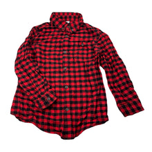 Load image into Gallery viewer, Boys Target, flannel cotton long sleeve shirt, EUC, size 6,  