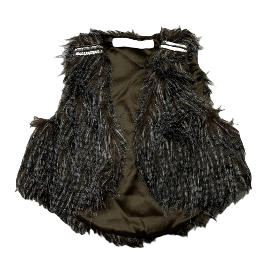 Girls Gifts From Heaven, lined faux fur vest, EUC, size 5-6,  