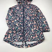Load image into Gallery viewer, Girls H&amp;T, floral lightweight spray jacket, EUC, size 4,  