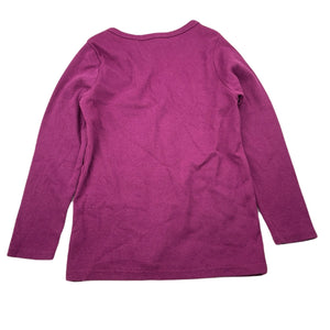 Girls Beau Hudson, magenta signature ribbed lightweight cardigan, GUC, size 4,  