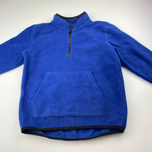 Load image into Gallery viewer, unisex NG, blue fleece sweater / jumper, EUC, size 6,  