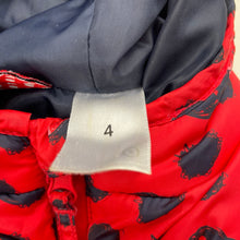 Load image into Gallery viewer, Girls Disney, Minnie Mouse hooded puffer vest, small mark, FUC, size 4,  