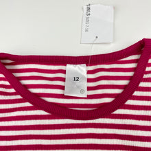 Load image into Gallery viewer, Girls Target, striped stretchy long sleeve top, NEW, size 12,  